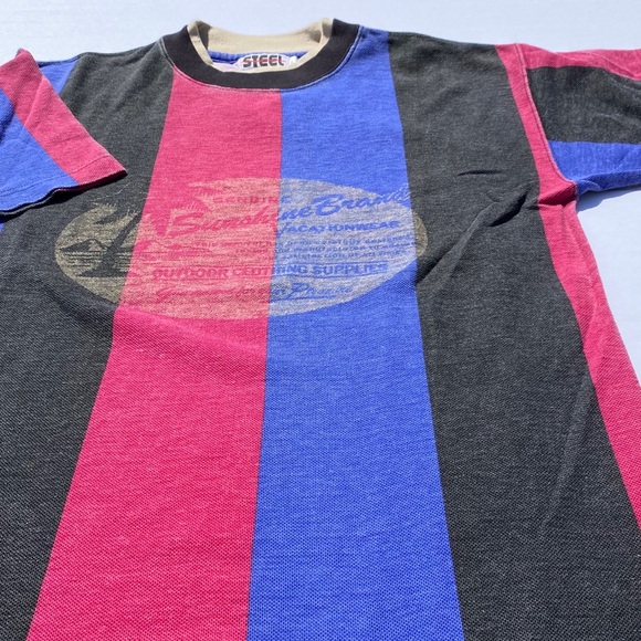 Vintage Striped Genuine Sunshine Brand Tee - Picture 2 of 5
